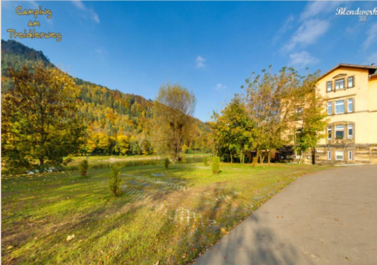 Campingplatz Am Treidlerweg Кенігштайн-ан-дер-Ельбе Екстер'єр фото